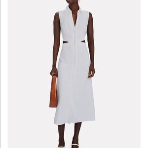 Hazel Cut-Out Midi Shirt Dress